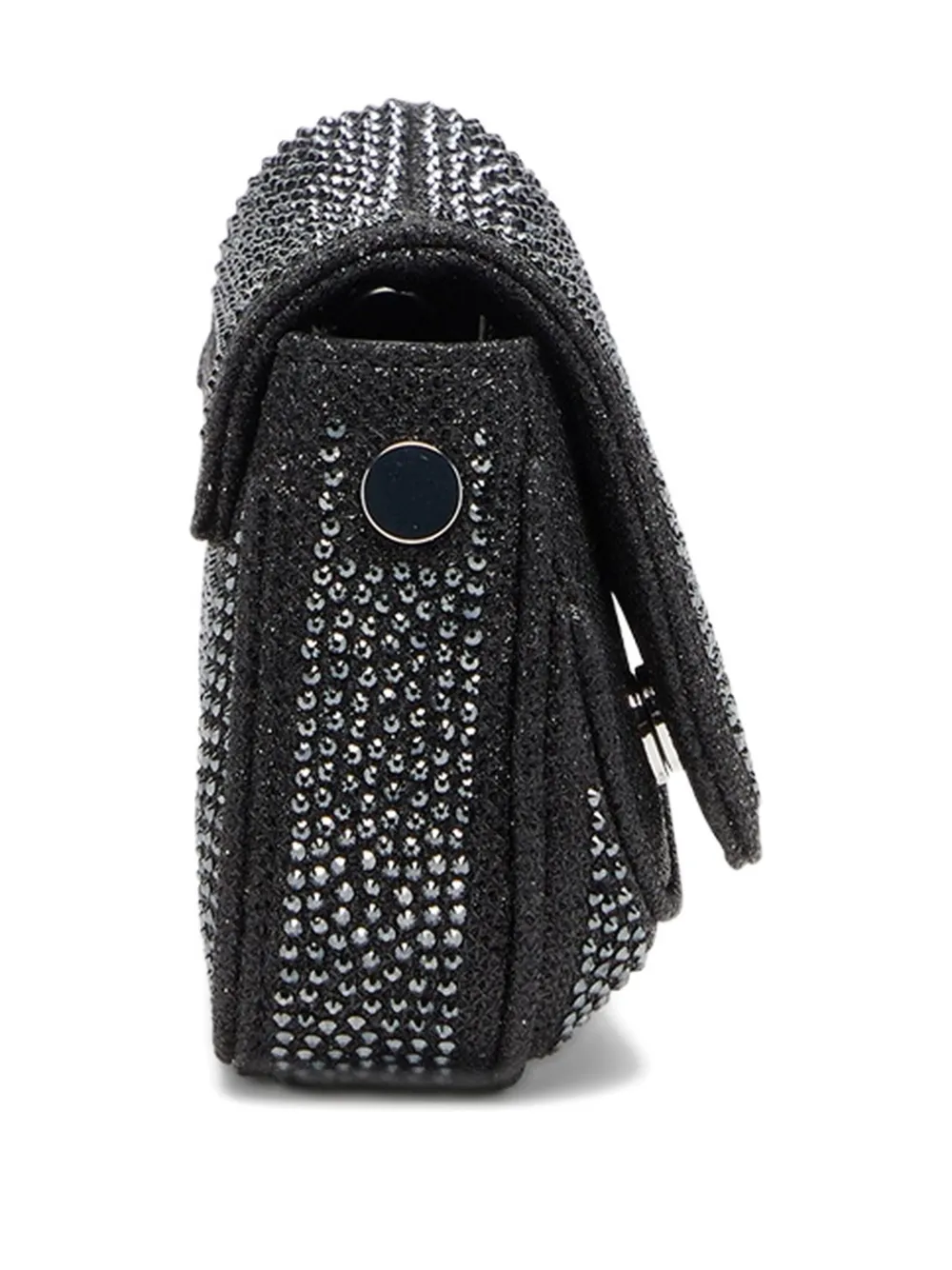 Diesel Crystal-embellished Clutch Bag In Black