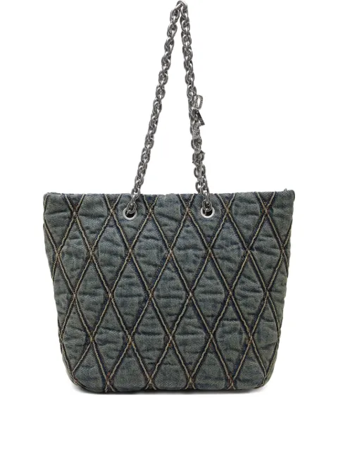 Diesel Charm-D quilted tote bag
