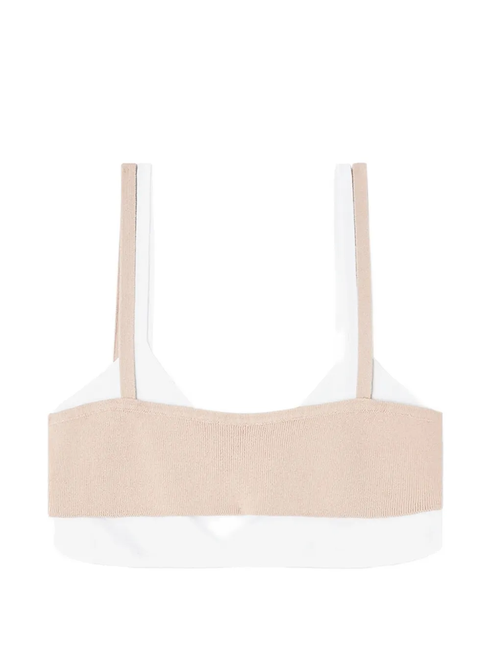 Diesel M-Zelda ribbed panelled top - Bianco