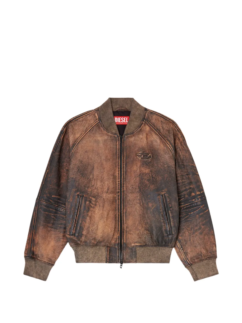 Diesel L-Cobb-Fem bomber jacket - Marrone