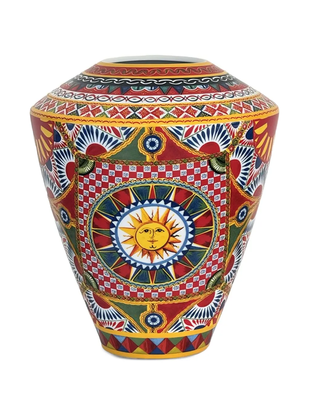 Dolce & Gabbana Amphora patterned vase (25cm x 29 cm) - Rot