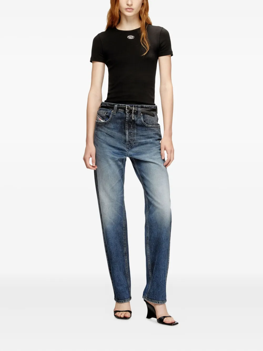 Diesel T-ele-long-od Top In Black