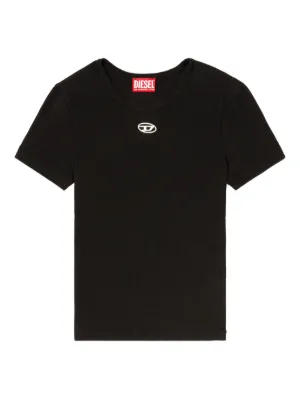 Diesel T-Ele-Long P2 Graphic Logo T-shirt | Black | FARFETCH