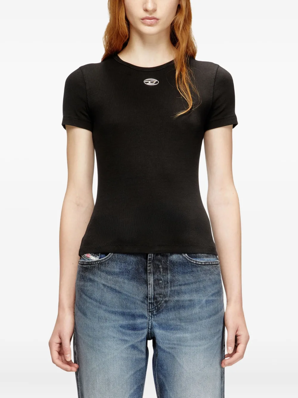 Diesel T-ele-long-od Top In Black