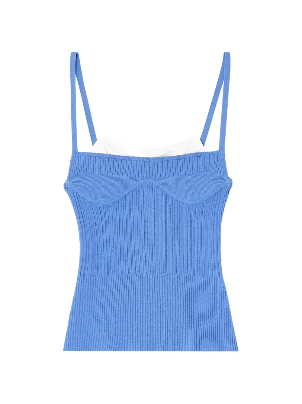 Diesel Zarrina ribbed-knit top - Blu