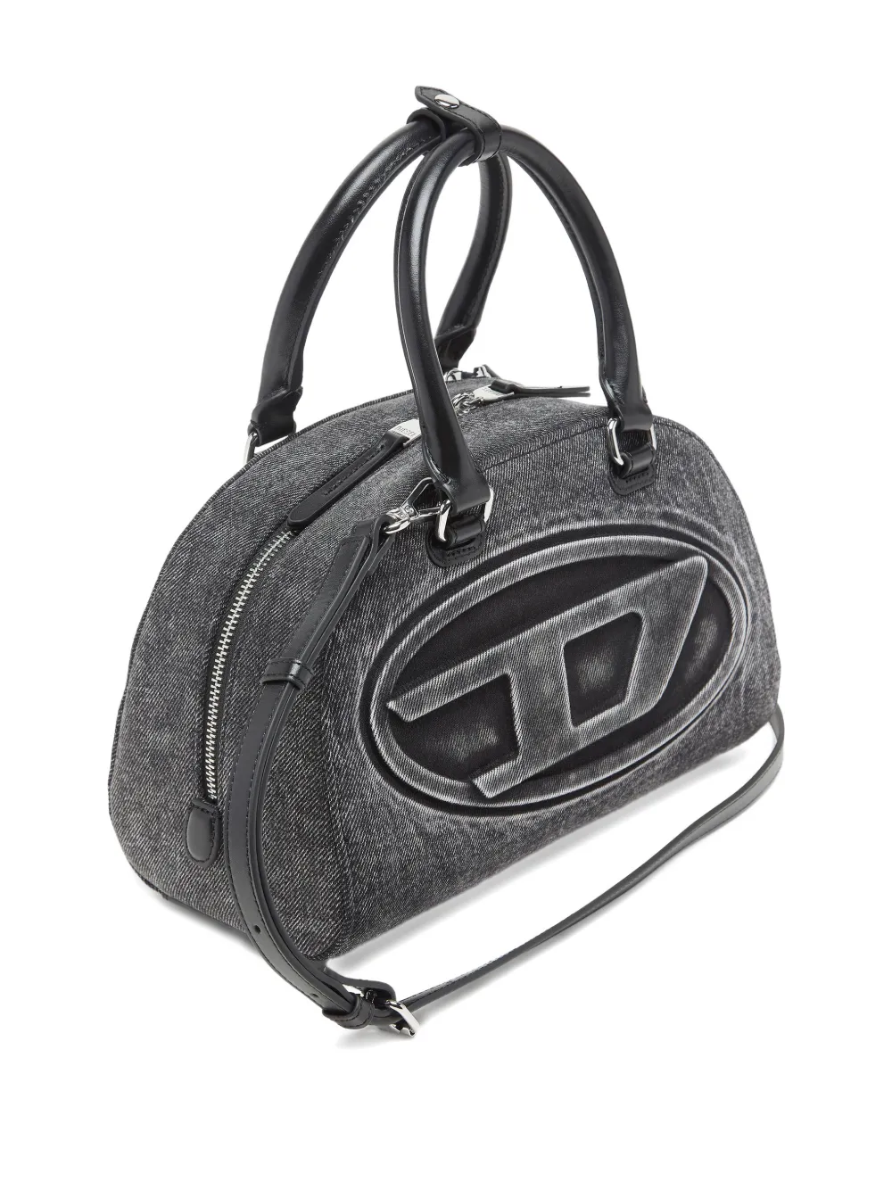  Diesel 1dr Dome Top-handle Tote Bag - Grey 