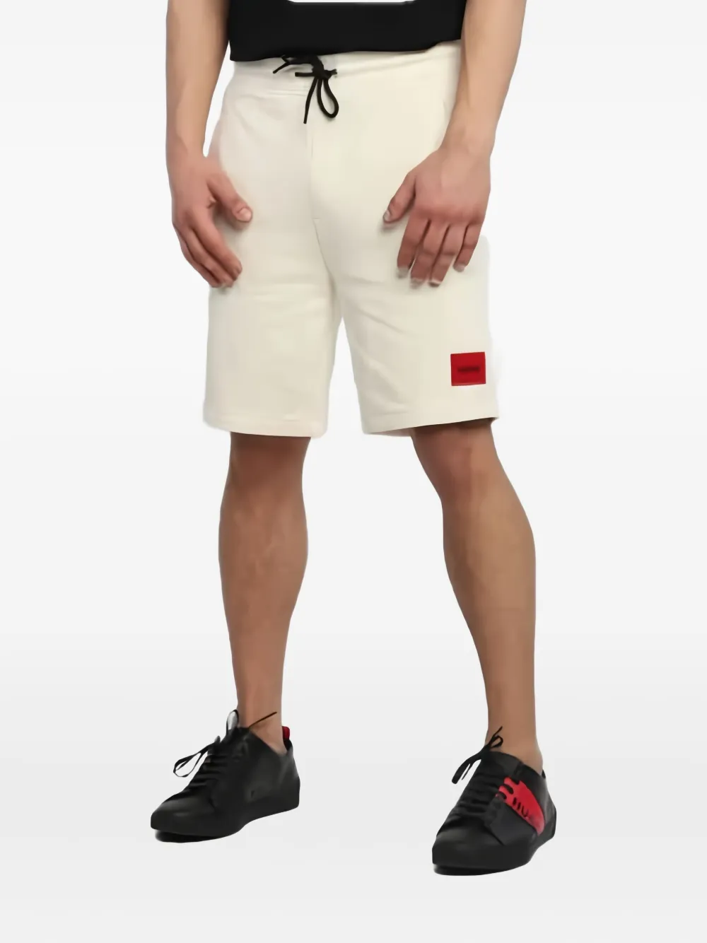 HUGO Shorts con applicazione logo | toni neutri | Image 1