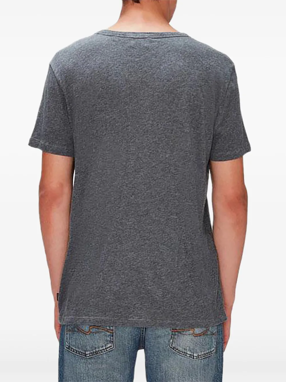 7 For All Mankind Featherweight T-shirt met korte mouwen Grijs