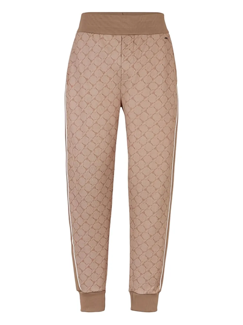 Joop! Talib patterned side-stripe track pants | Brown | Image 1