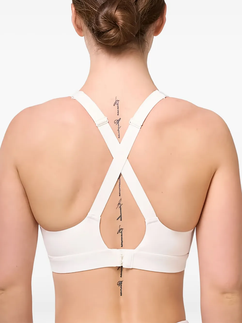Squatwolf Cross-back Bra In White