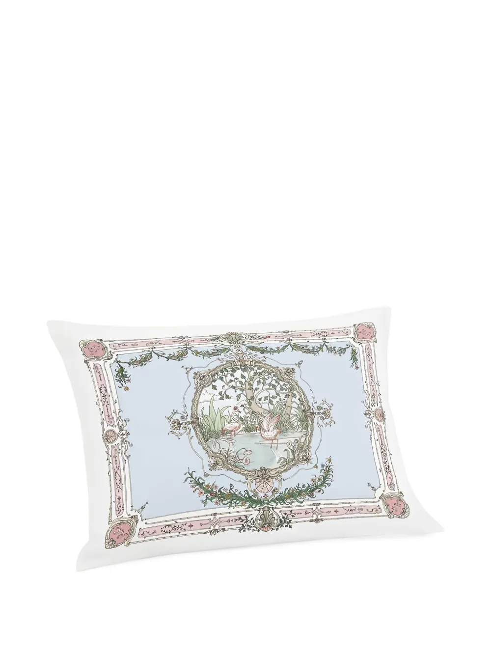 Atelier Choux Kussenhoes met print Wit