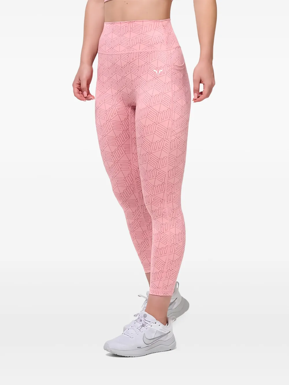 SQUATWOLF leggins con estampado gráfico geométrico | rosado | Image 1