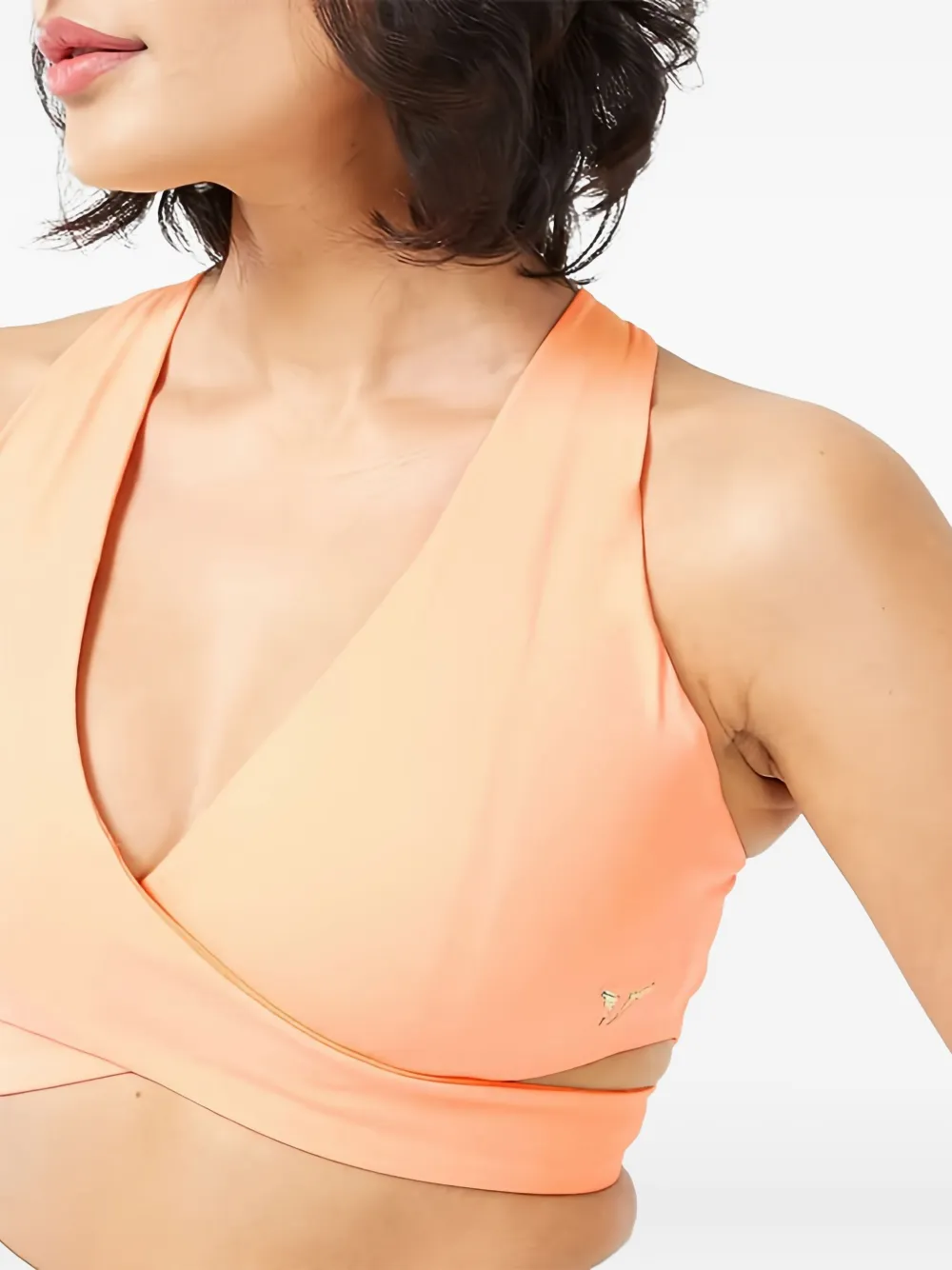 Squatwolf Criss-cross Sports Bra In Multi