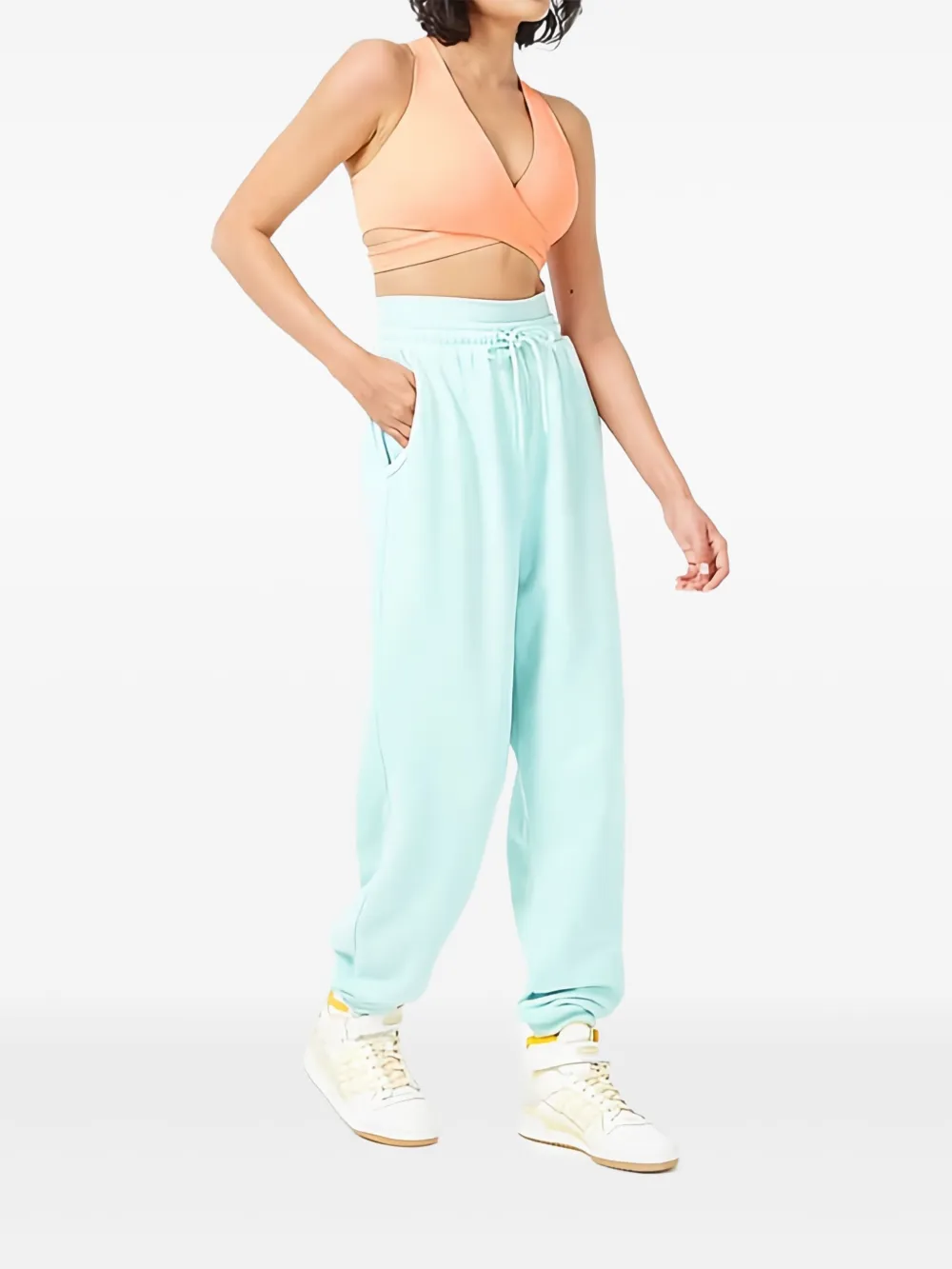 Squatwolf Criss-cross Sports Bra In Multi