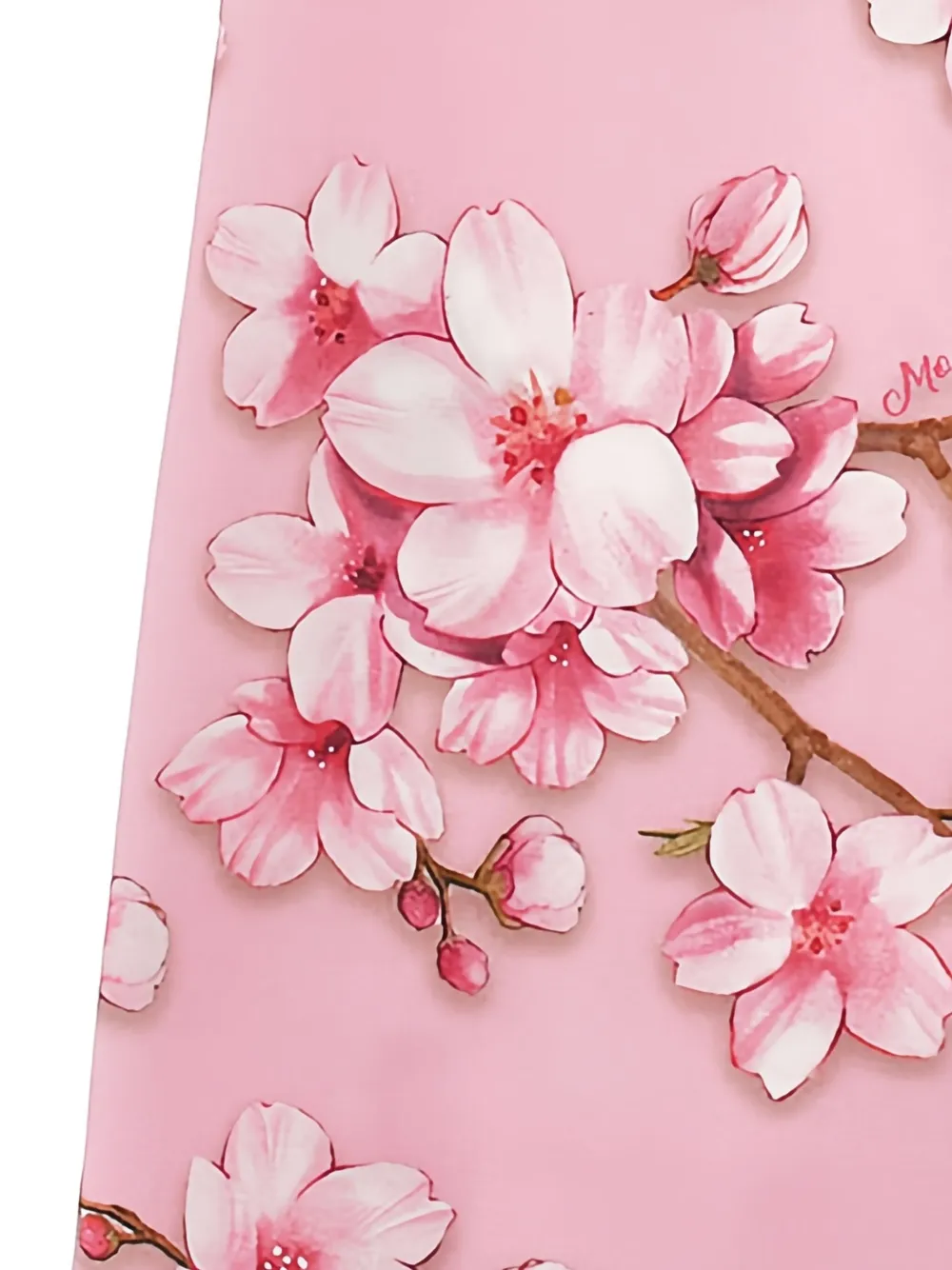 Monnalisa Trainingspak met bloemenprint en ruches Wit