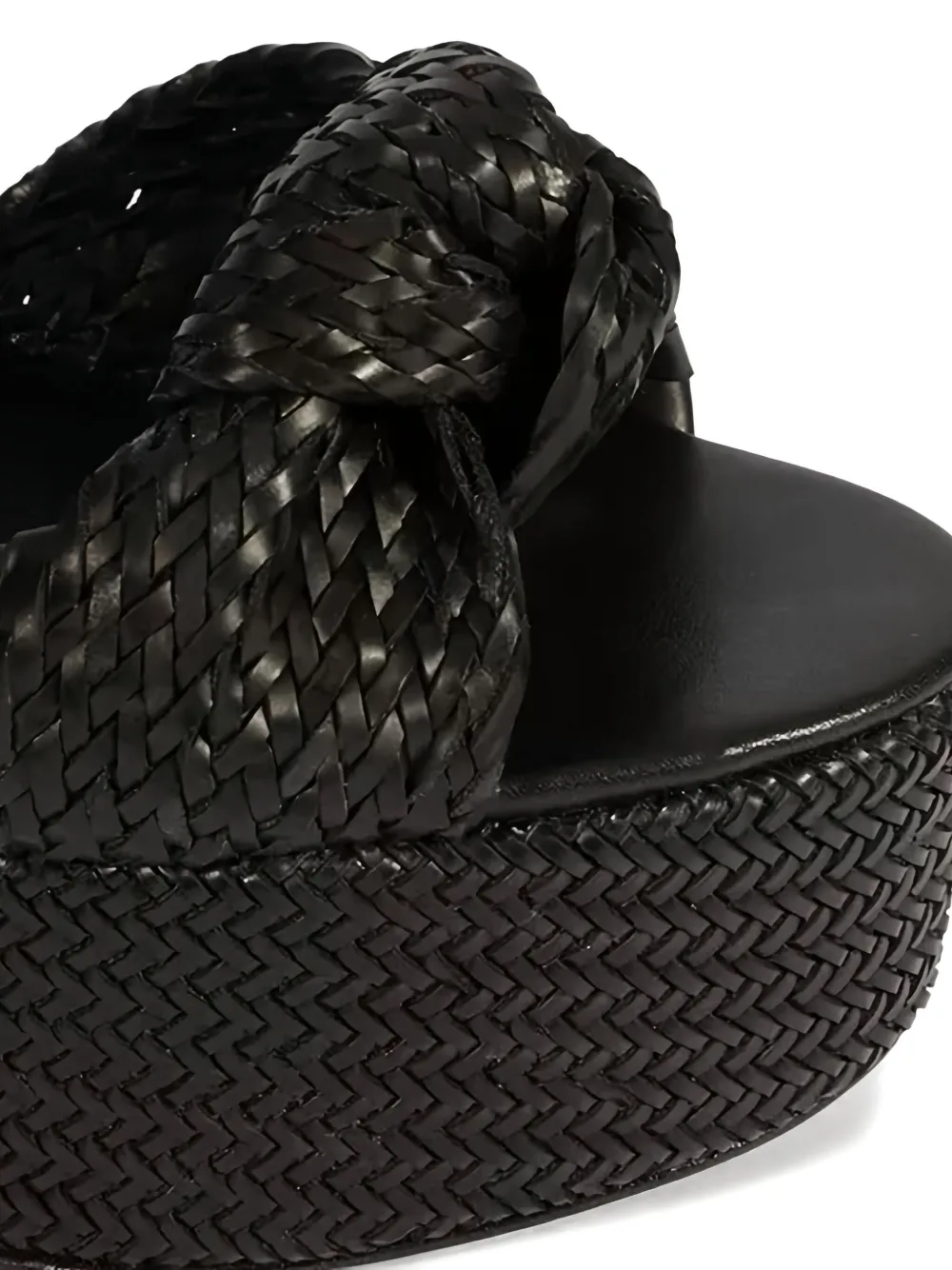 Schutz 120 mm Khari sandalen met plateauzool Zwart