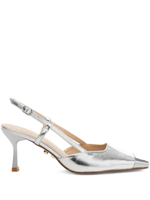 TWENTY FOURHAITCH square toe strap pumps