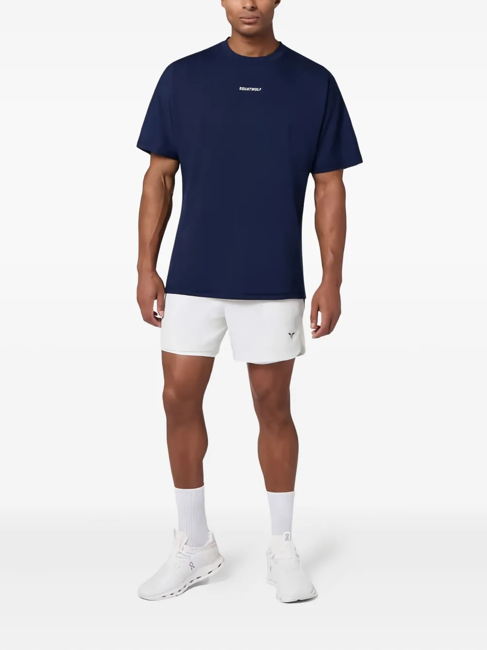Squatwolf Pump Cover Logo Performance T-shirt In Blue