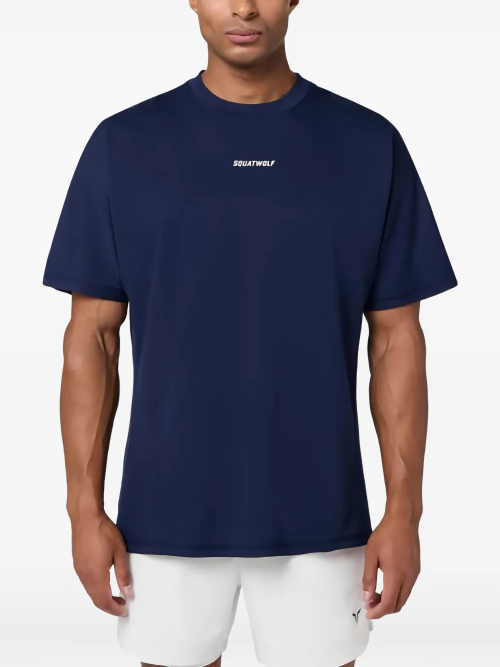 Squatwolf Pump Cover Logo Performance T-shirt In Blue