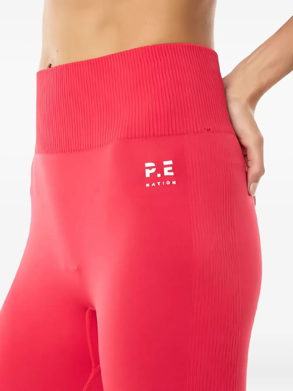 P.e Nation Restore Seamless Performance Leggings In Red