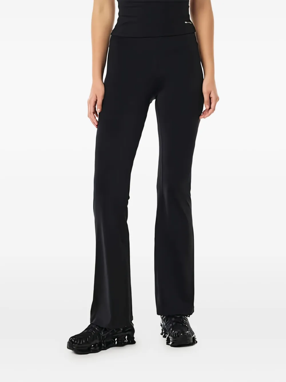 P.e Nation Stripe Full Length Trousers In Black