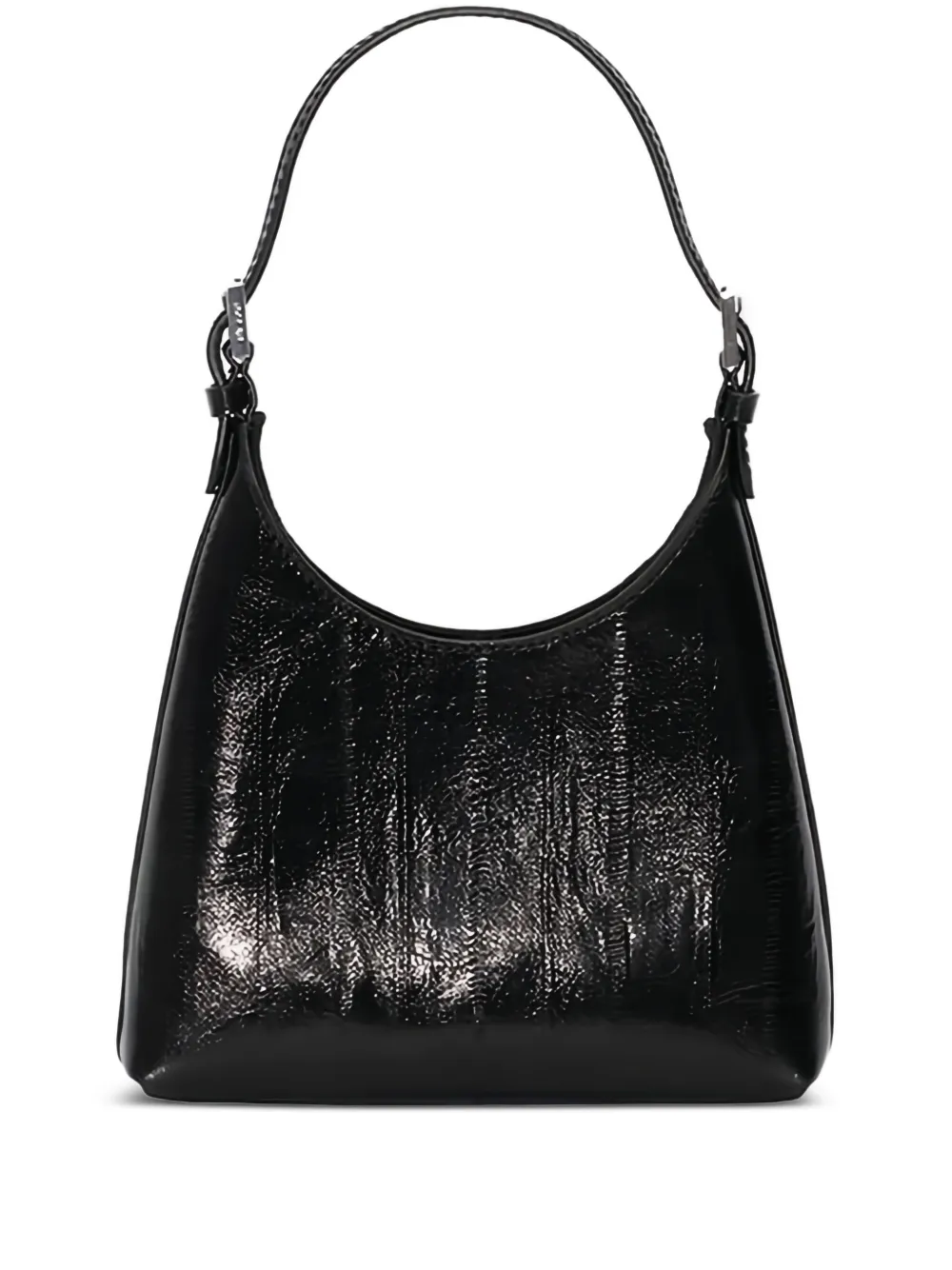 By Far Buckle Baby Camryn Shoulder Bag In Black