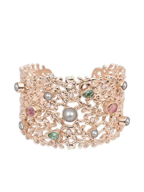 ATELIER MON 14K Candy Cabana Cuff Bracelet