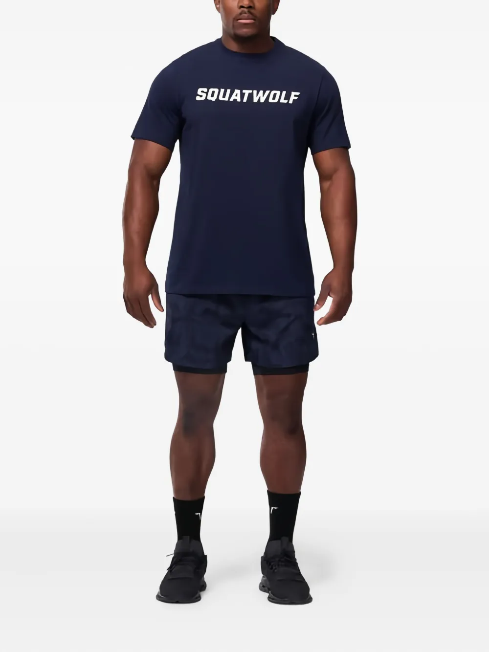 SQUATWOLF playera con cuello redondo y logo | Playeras | Image 2