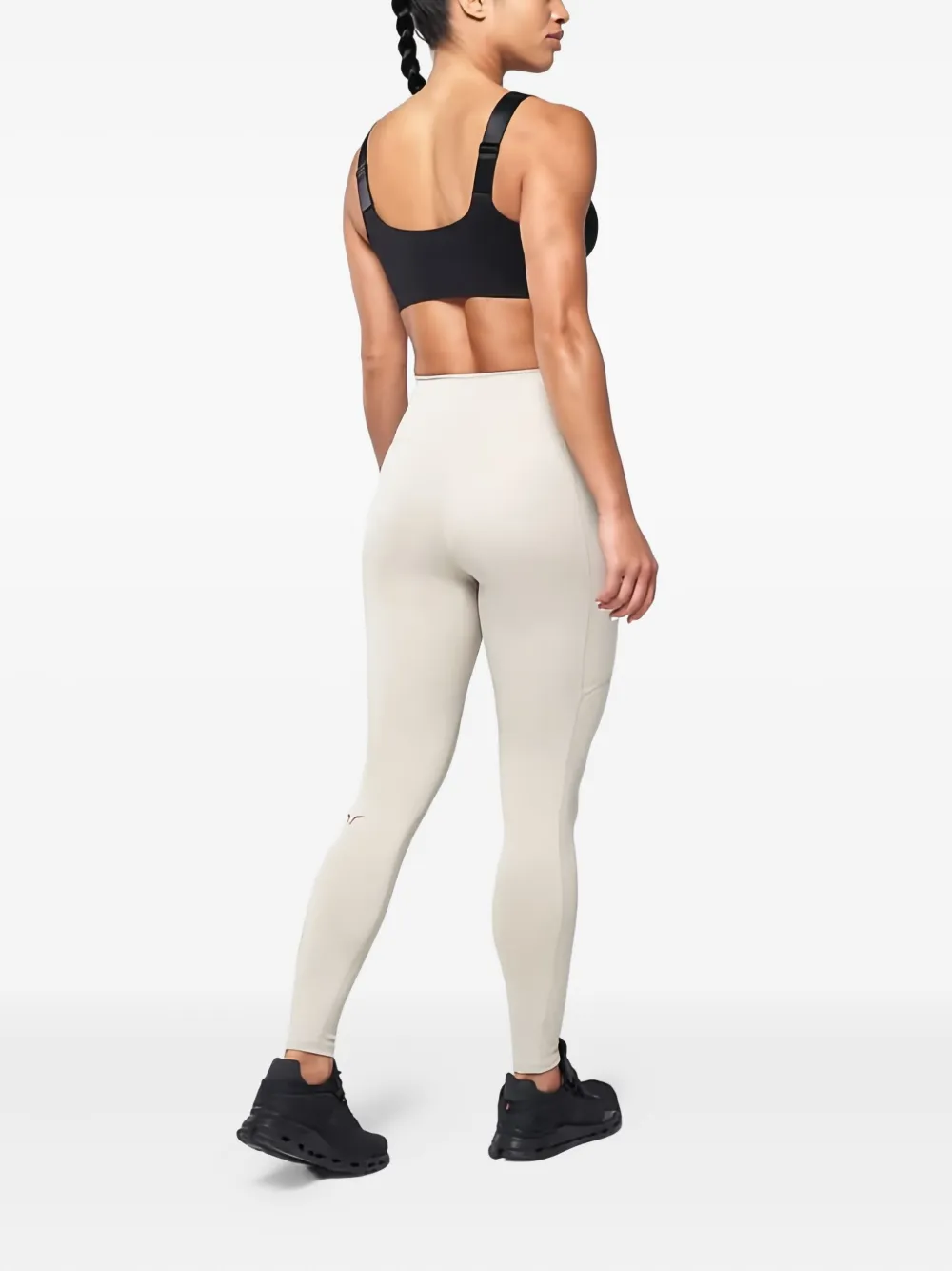 Squatwolf Zip-front Bra Top In Black