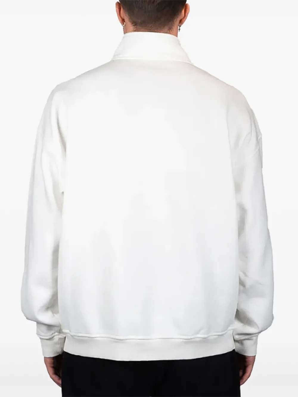 Whyat Monte-carlo Half-zip Sweatshirt In White