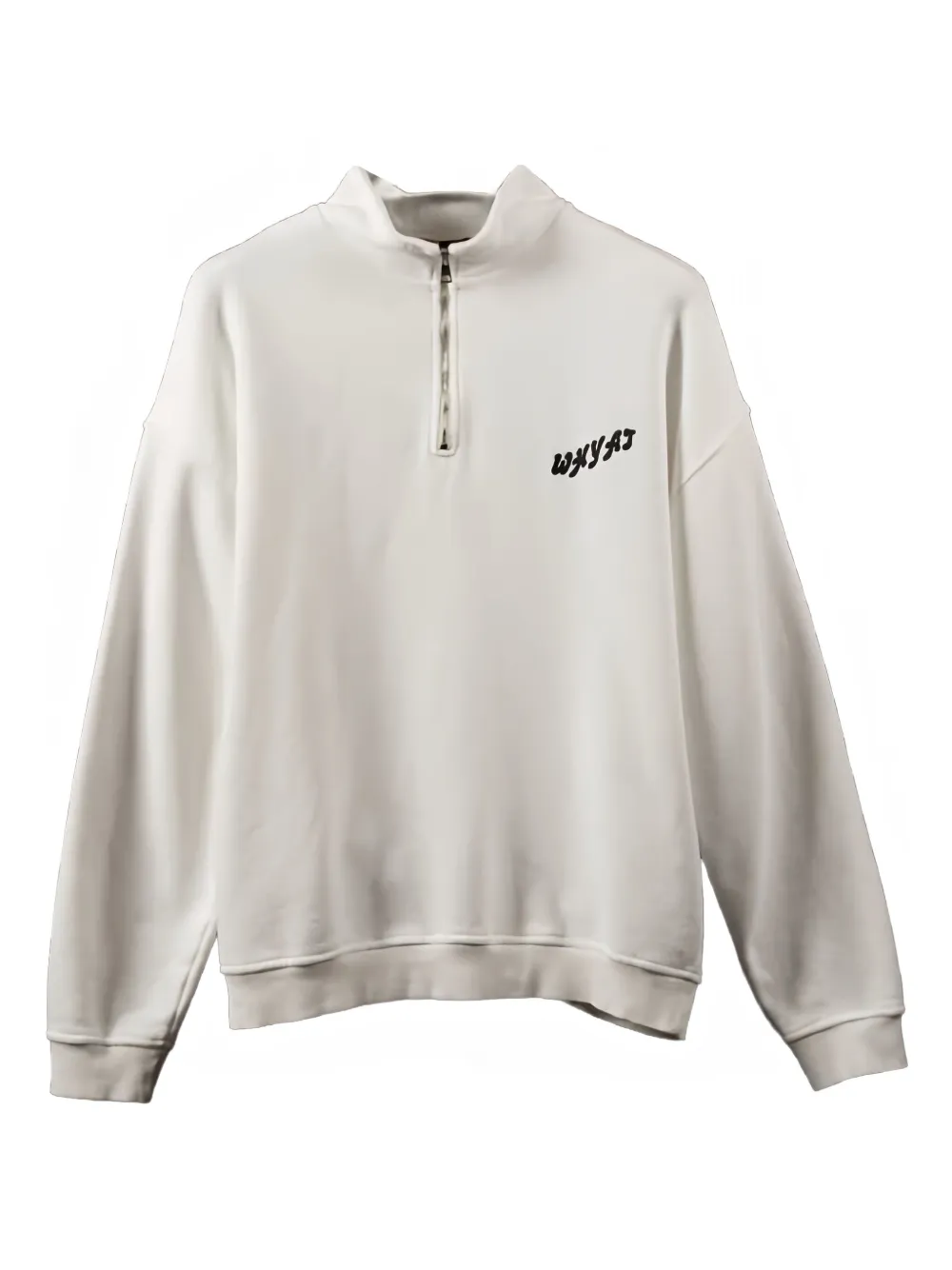 Whyat Monte-carlo Half-zip Sweatshirt In White