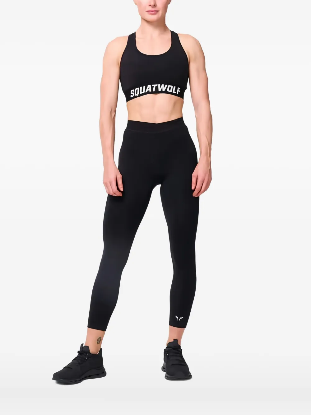 Squatwolf Racerback Bra Top In Black