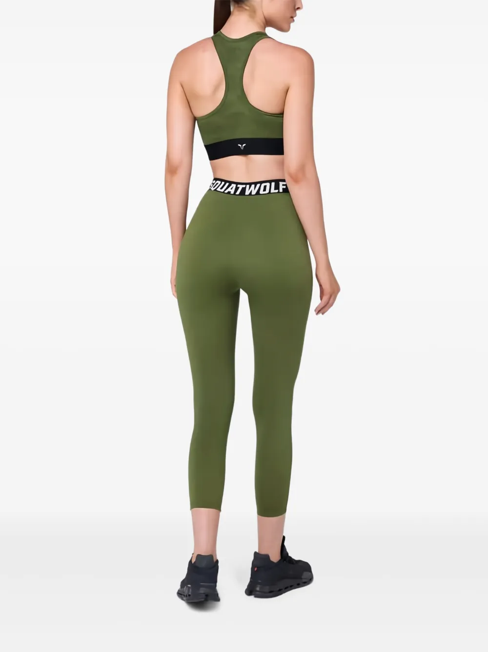 SQUATWOLF Wordmark legging met logodetail Groen