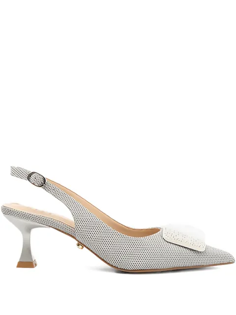 TWENTY FOURHAITCH 60mm Gemelli crystal-embellished pumps
