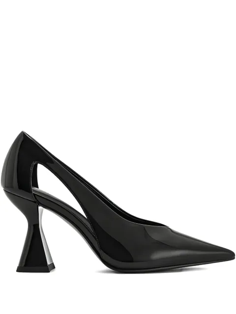 JW Pei 85mm Alessia cut-out geometric heel pumps