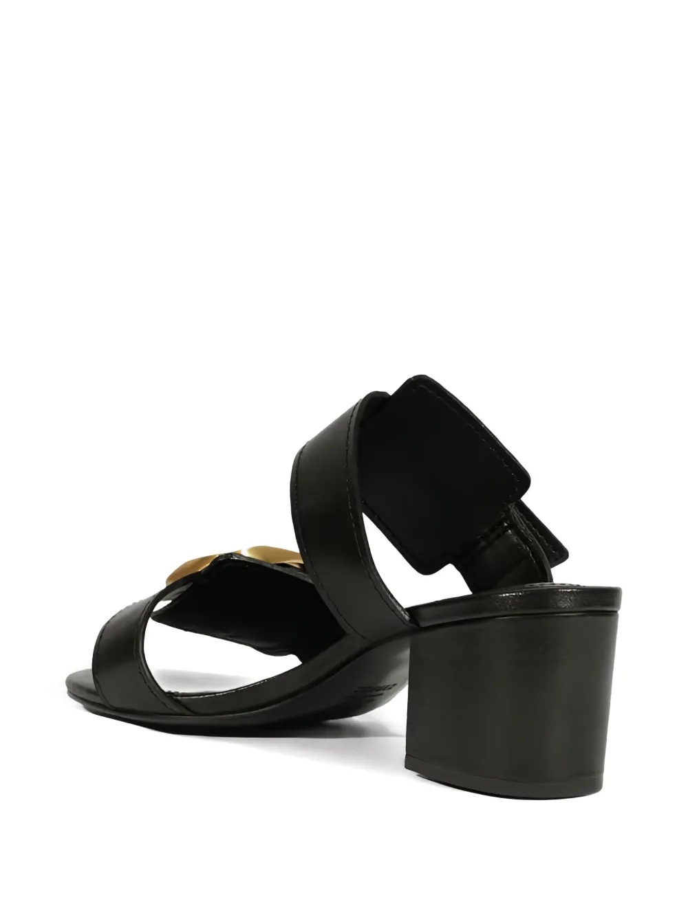 Schutz 60 mm Olga sandalen met gesp en hak Zwart