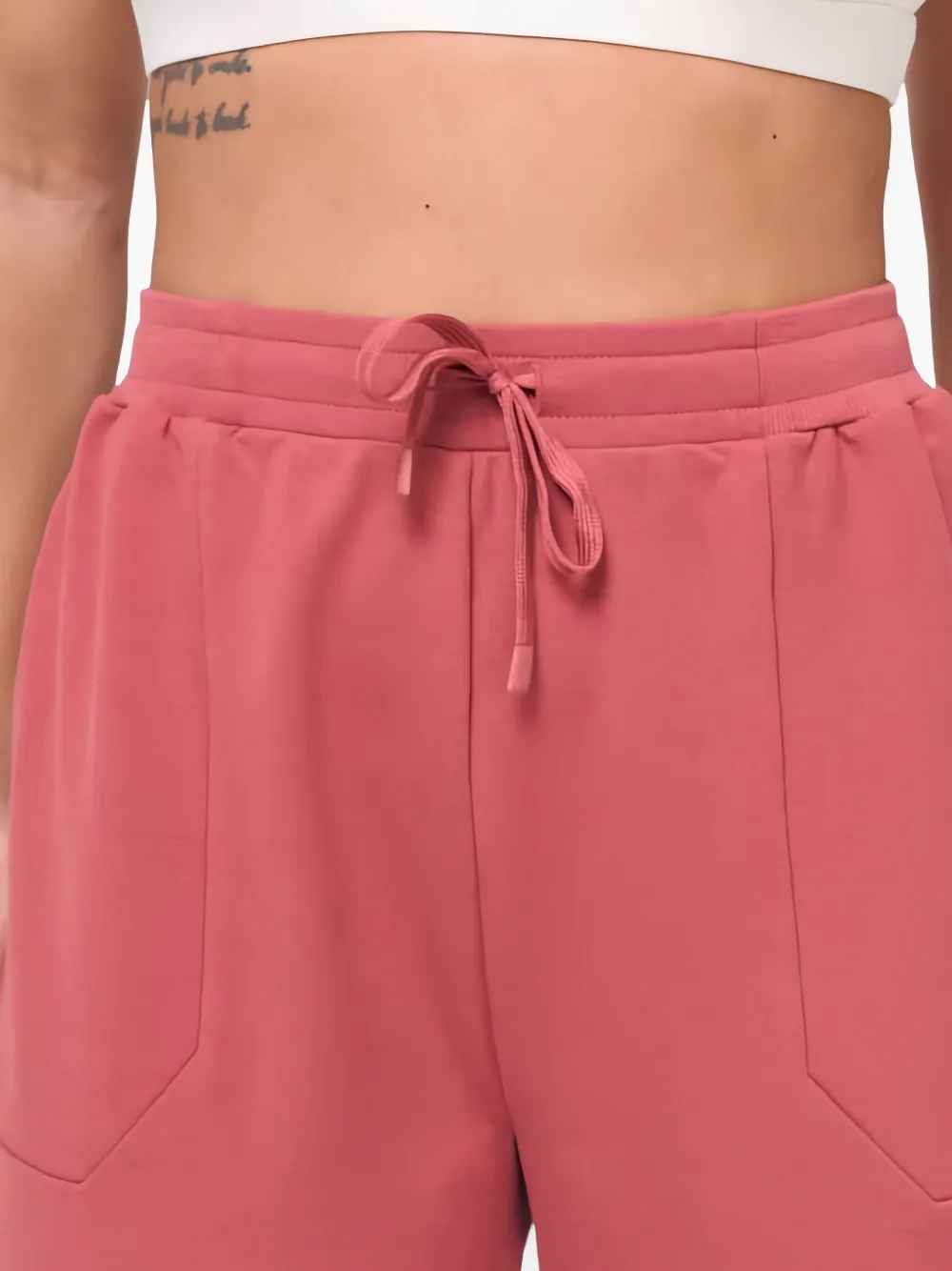 Squatwolf Drawstring Track Pants In Pink