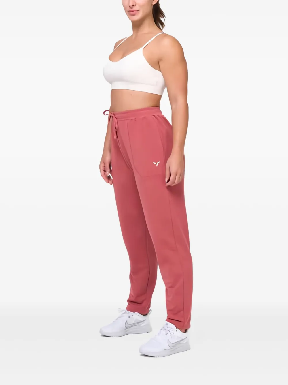 Squatwolf Drawstring Track Pants In Pink