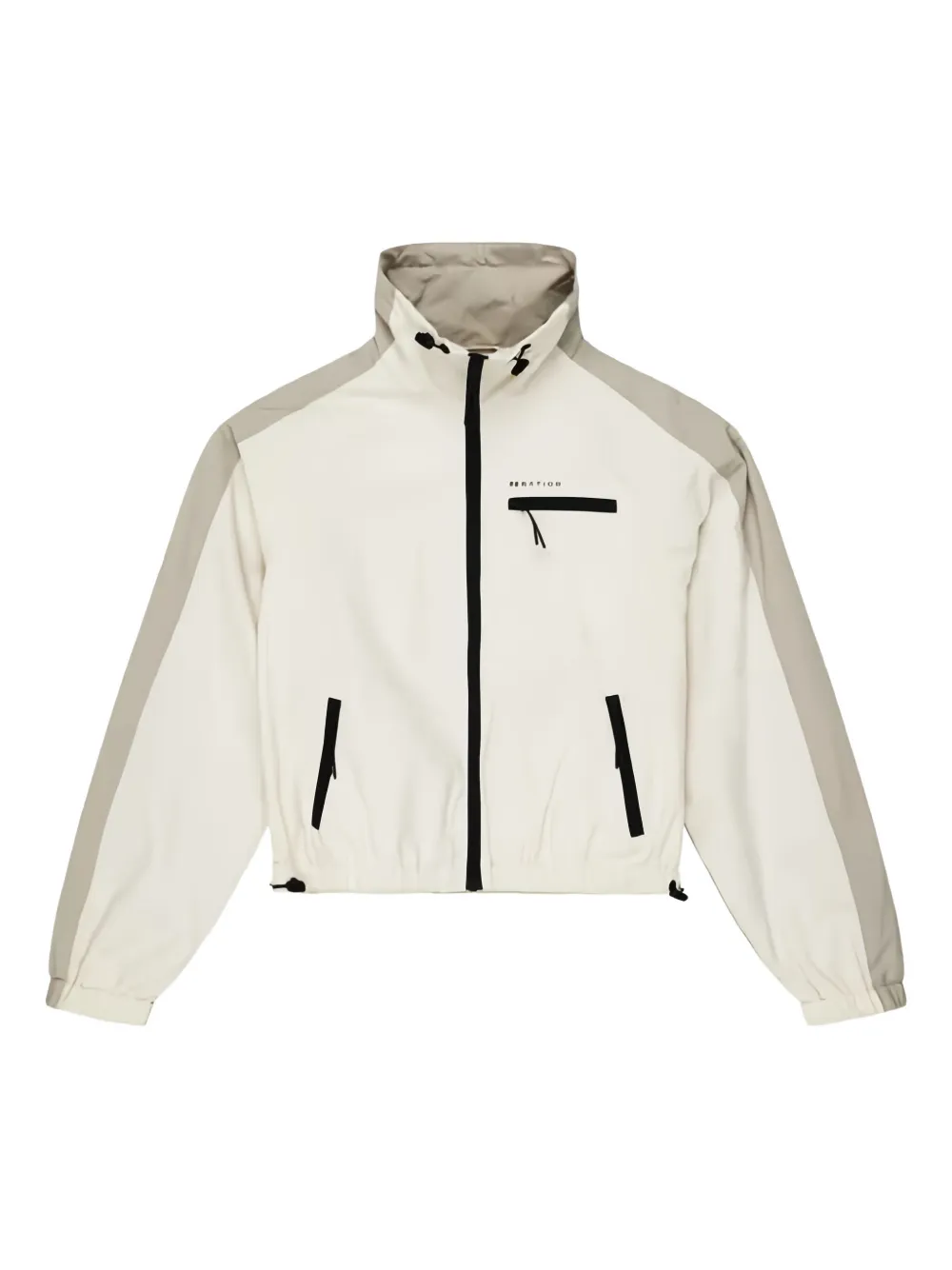 P.e Nation Trek Zip-up Track Jacket In Neutral
