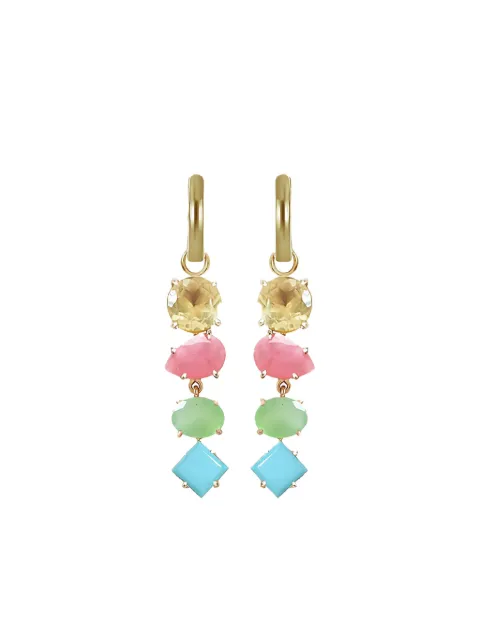 ATELIER MON 14K yellow gold Sugar Pop multi-stone earrings