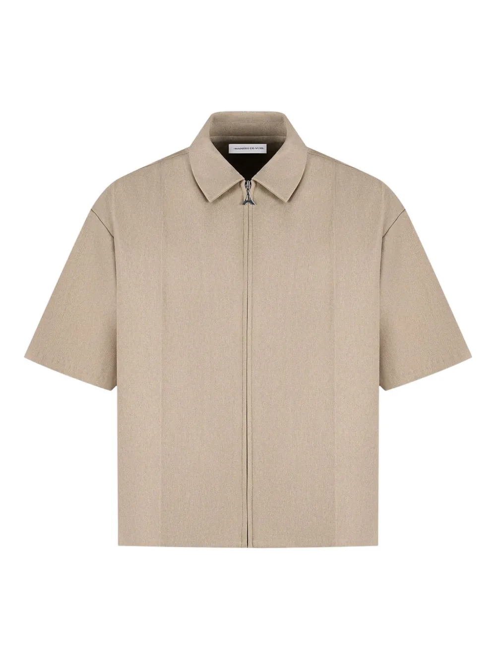 Manière De Voir zip-up shirt - Toni neutri