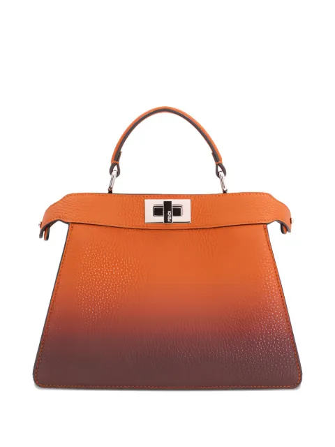 FENDI small Peekaboo ISeeU leather tote bag