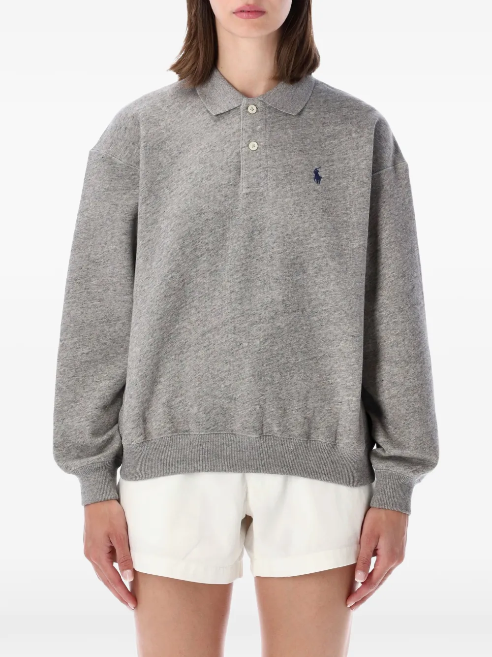 Polo Ralph Lauren long-sleeve polo shirt - Grau