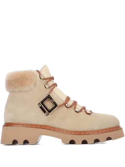 Roger Vivier Viv' Rangers suede truck boots