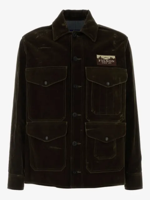 Junya Watanabe MAN velvet flap-pocket jacket
