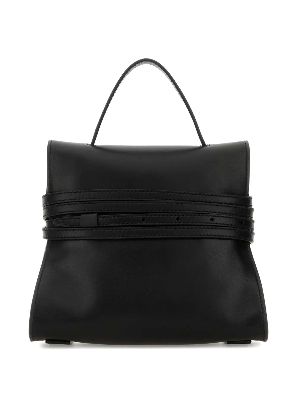Moschino small Tie Me tote bag - Zwart