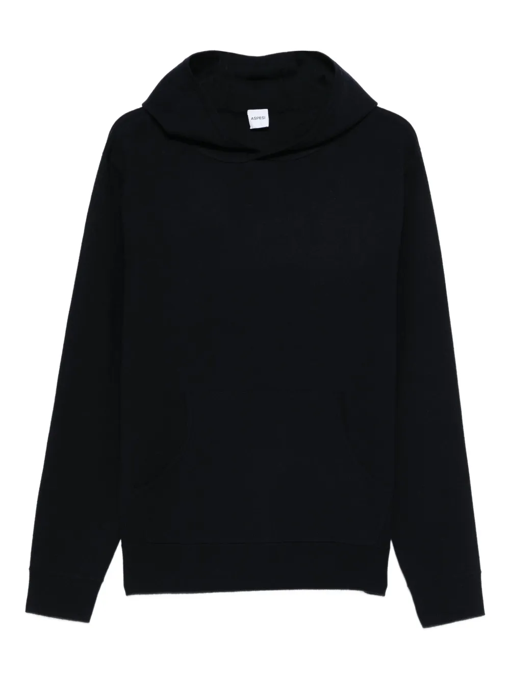 ASPESI hoodie de tejido fino | negro | Image 1