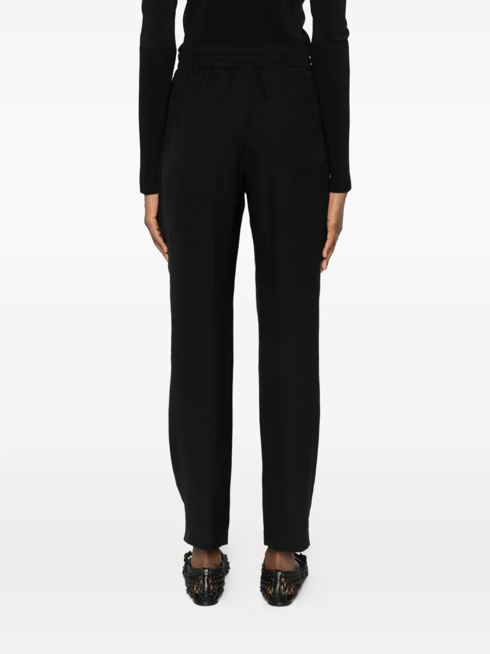 ASPESI Broek met trekkoordtaille Bruin