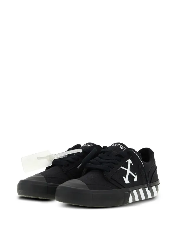 off white vulc black suede