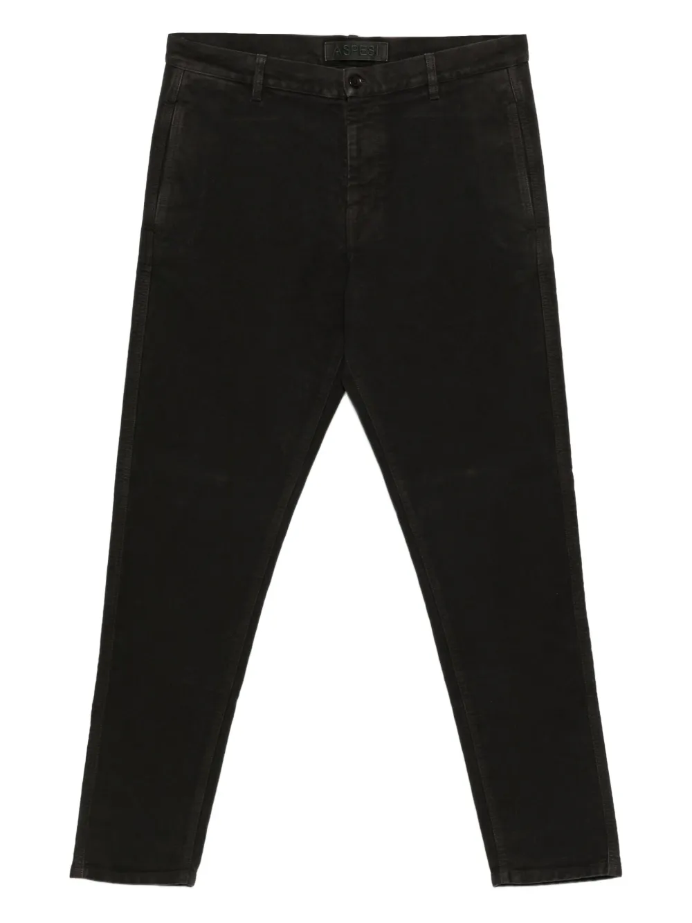 Aspesi Straight-leg Trousers In Black